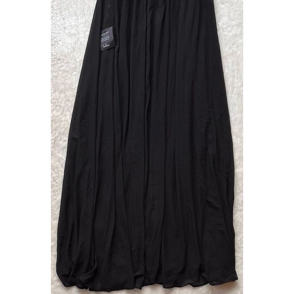 NWT Lulu's Heavenly Hues Black Maxi Dress - Picture 14 of 16